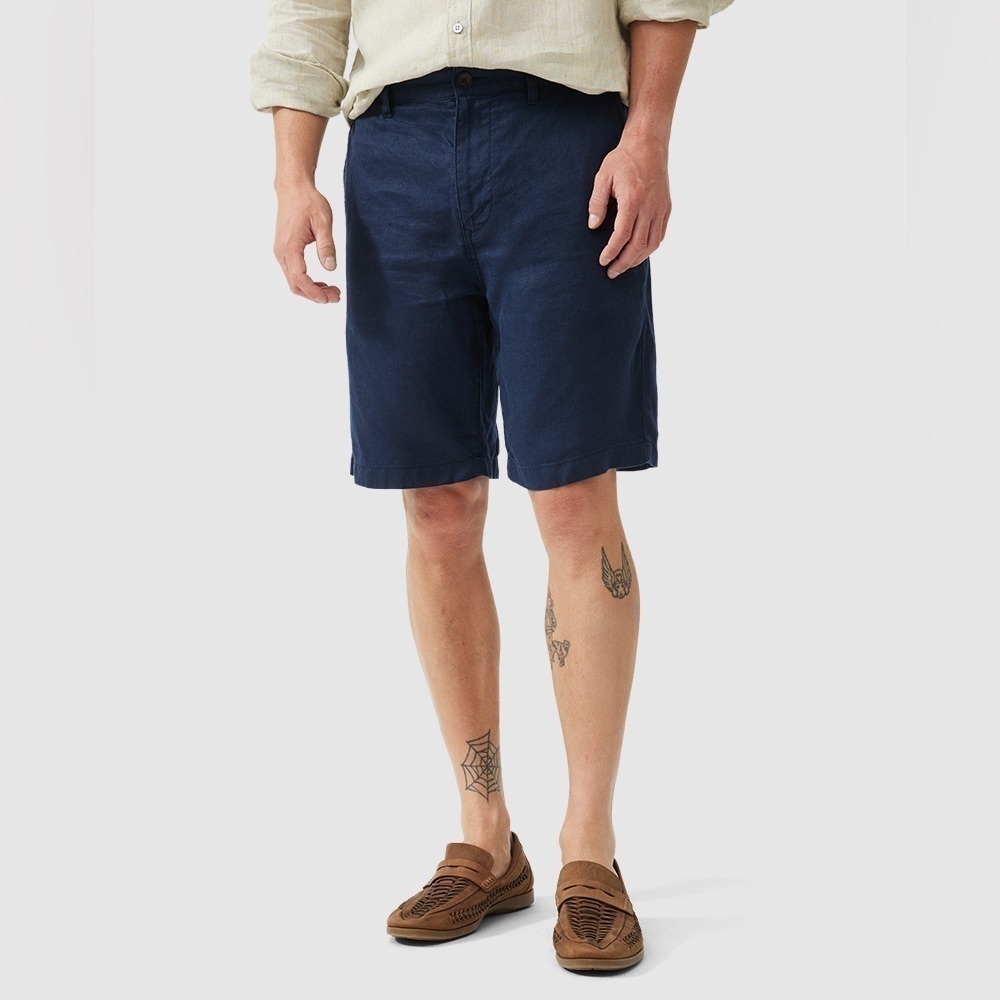 J. Crew Navy Cotton Twill Chino Shorts 33
